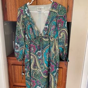 Alice & trixie small satin double lined dress